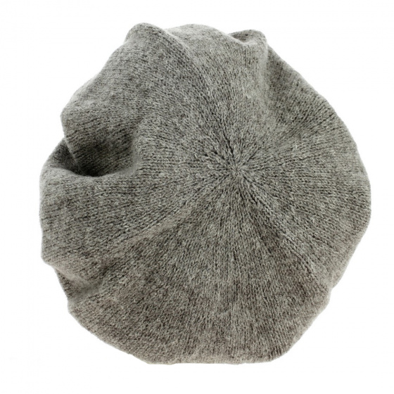 Grey Irish Wool Beret - Traclet
