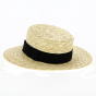 Matador Natural Straw Boater Hat - Traclet