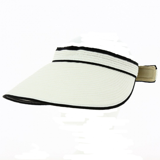 White paper straw visor - Traclet White paper straw visor - Traclet