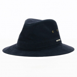 Auckland Cotton Traveler Hat Navy - Traclet