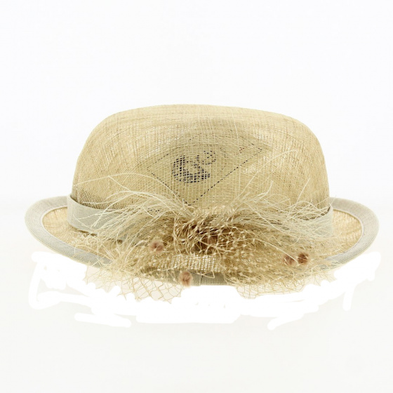 Bibi de cérémonie Nina Beige - Traclet