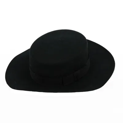 Black Wool Felt Hat - Reference: 11018 | Traclet Hatmakers