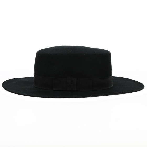 Chapeau Feutre Laine Noir - Traclet Chapeau Feutre Laine Noir - Traclet