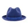 Chapeau Trilby Laine Bleu roi - Traclet Reference : 5426 | Chapellerie Traclet