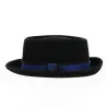 Chapeau PorkPie Channing Feutre Noir - Traclet Reference : 3292 | Chapellerie Traclet
