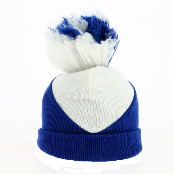 Bonnet ludvic à Pompon Bleu - Traclet Bonnet ludvic à Pompon Bleu - Traclet