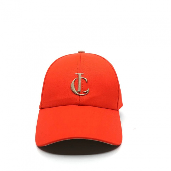 Orange recycled polyester baseball cap - Le chapoté