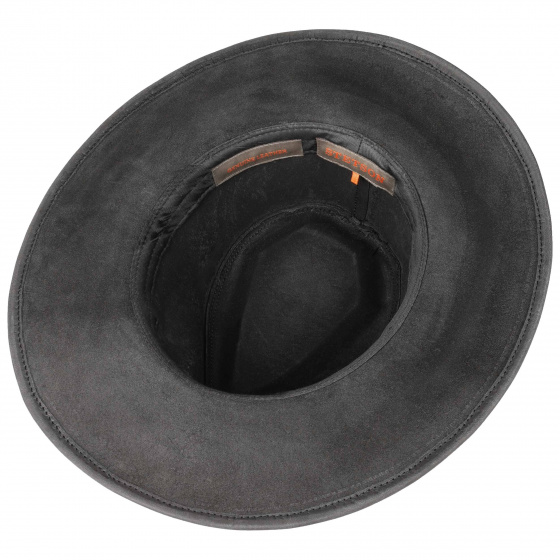 Chapeau Annville Cuir Noir - Stetson Chapeau Annville Cuir Noir - Stetson