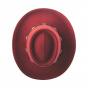 Western Hat Close Friend Red Wool Felt - Bullhide