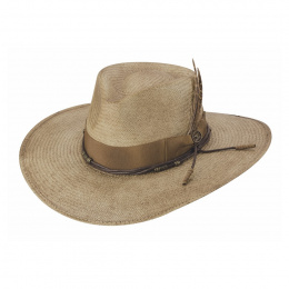 Race for love Natural straw hat- Bullhide