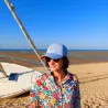 Light Blue Recycled Polyester Baseball Cap - Le chapoté   Reference: 18187| Chapellerie Traclet