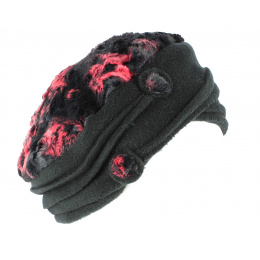 Navy Polar Fleece Toque Beanie - Traclet