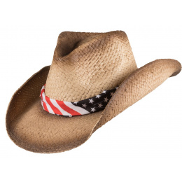 Chapeau Cowboy Paille Papier - Traclet
