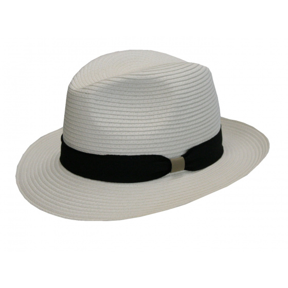 Traveller Franko UPF50+ Straw Hat White Paper - Traclet