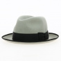 Grey Fur Felt Oxford Fedora Hat - Guerra