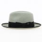 Grey Fur Felt Oxford Fedora Hat - Guerra