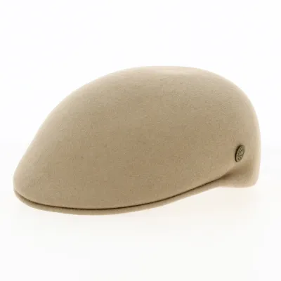 Casquette Bombée Feutre Poil Beige - Guerra Reference : 18220 | Chapellerie Traclet