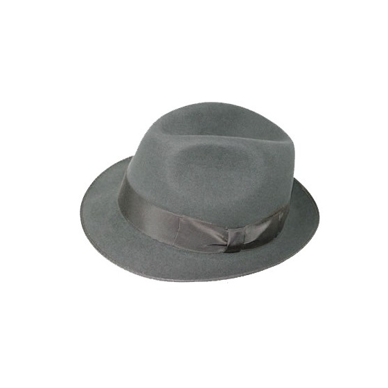 Chapeau petit bord style blues brothers