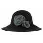 Unformed Wool Felt Wide Brim Hat - Traclet