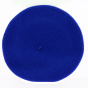Bright Blue Beret with French Rugby XV Pin - Laulhère