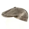 Casquette Cuir Wayne Taupe - Traclet Reference : 18237 | Chapellerie Traclet