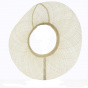 Sisal Brim for Ceremony Wide-Brimmed Hat - Traclet