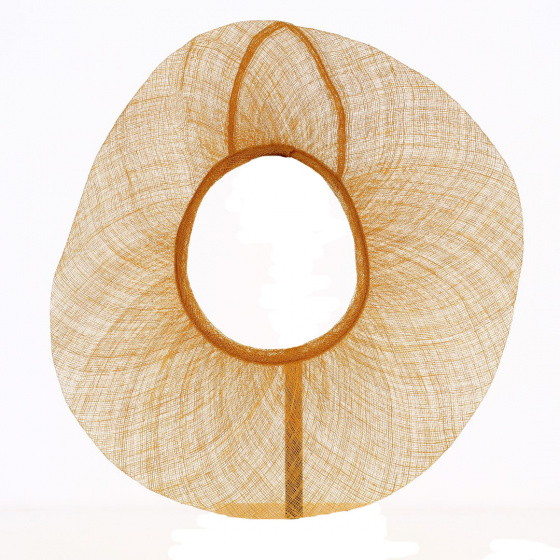 Sisal Brim for Ceremony Wide-Brimmed Hat - Traclet