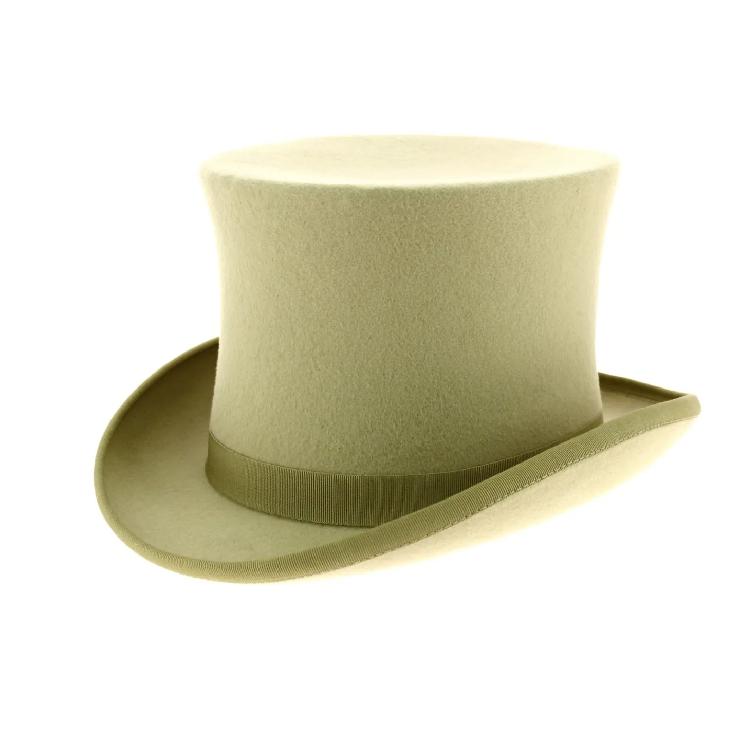 Pale Yellow Felt Top Hat - Traclet Reference: 18245 | Traclet Hat Shop