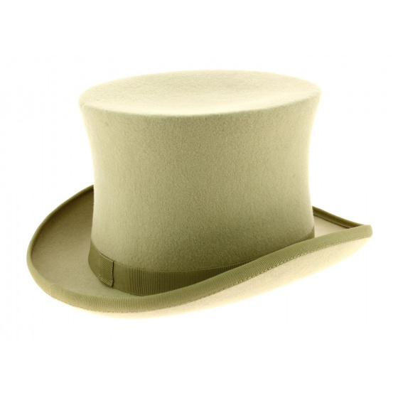 Chapeau Haut De Forme Feutre Jaune pâle - Traclet Chapeau Haut De Forme Feutre Jaune pâle - Traclet