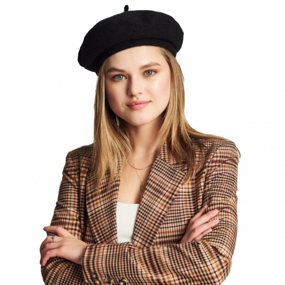 Béret Audrey Laine Noir - Brixton