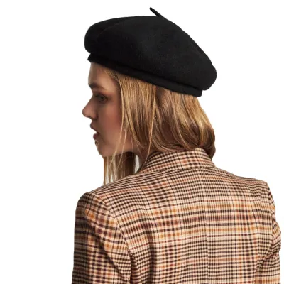 Béret Audrey Laine noir - Brixton Reference : 7628 | Chapellerie Traclet