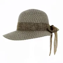 Tabatha Large Visor Brown Cap - Traclet Reference: 15915