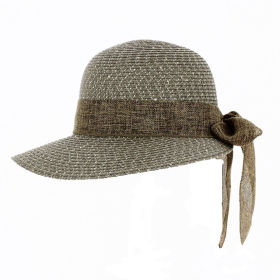 Tabatha Large Visor Brown Cap - Traclet