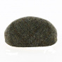 Khaki Harris Tweed Flat Cap - Traclet
