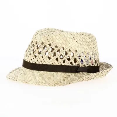 Chapeau Trilby La Palma Paille Naturel - Traclet Reference : 11636 | Chapellerie Traclet