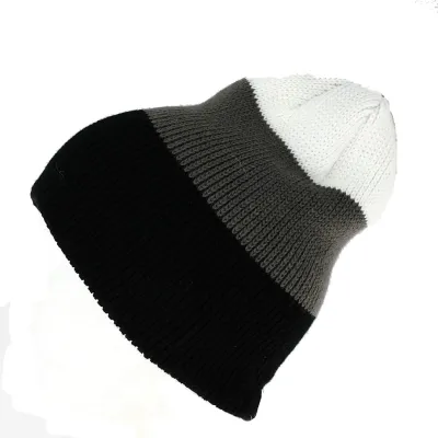 The Frena Black Stripe Beanie - Coal Reference: 8804 | Traclet Hat Shop