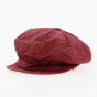 Linen newsboy cap