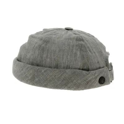 Bonnet Docker Cooper Lin Taupe - MTM Reference : 18250 | Chapellerie Traclet