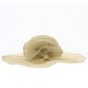 Corinne Straw Formal Wide-Brimmed Hat Sisal Made in France - Traclet