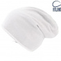 White Brooklin Oversize Beanie