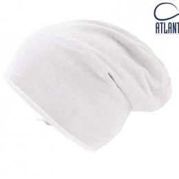 White Brooklin Oversize Beanie