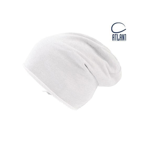 White Brooklin Oversize Beanie