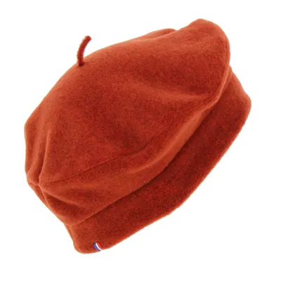 Béret polaire Denise Orange Brûlée - Traclet Reference : 807 | Chapellerie Traclet