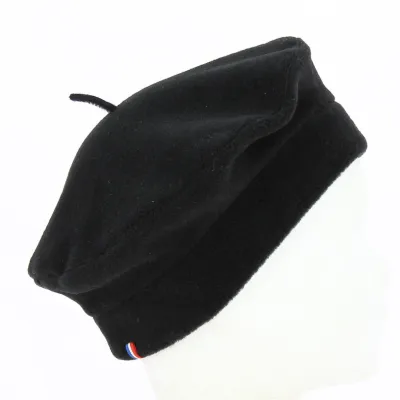 Black Fleece Beret Denise - Traclet Reference: 11168 | Traclet Hat Shop