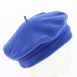 Blue Denise Polar Fleece Beret - Traclet