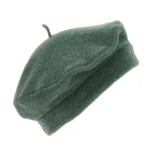 Pine Green Denise Polar Fleece Beret - Traclet Reference: 13510 | Traclet Hat Shop