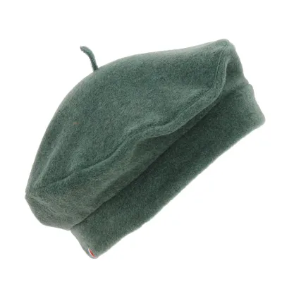 Pine Green Denise Polar Fleece Beret - Traclet Reference: 13510 | Traclet Hat Shop