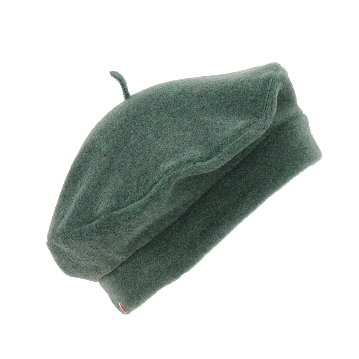 Basco Fino Elosegui In Lana Merino Verde Zaffiro, Unisex, 57 Cm, Prodotto In Spagna