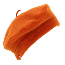 Polar Fleece Beret Denise Pumpkin - Traclet Reference: 13511 | Traclet Hat Shop
