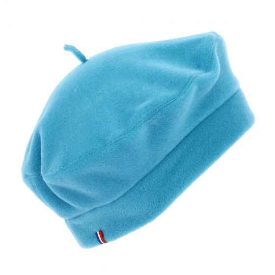Light blue fleece beret - Traclet